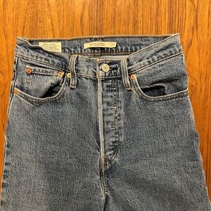 Levi's Ribcage Straight Ankle Denim Jeans